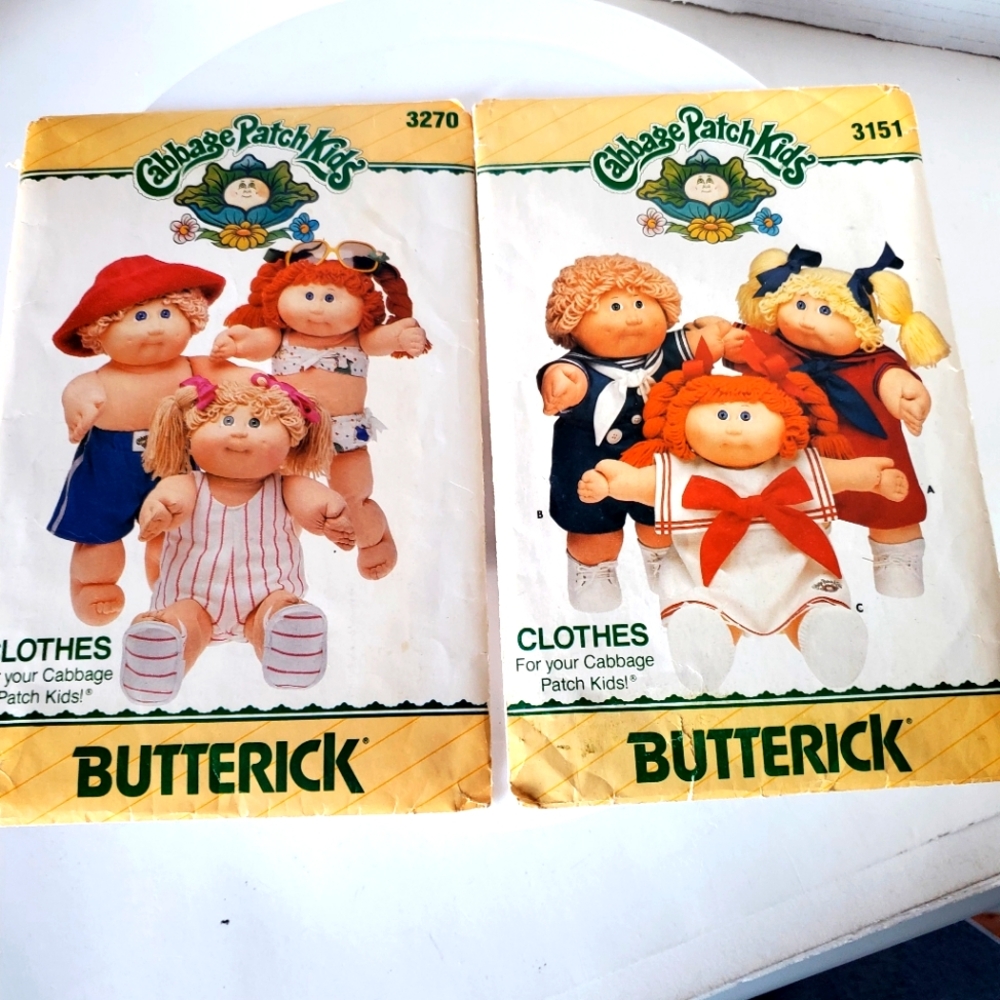 Cabbage Patch Doll Vintage Clothes Patterns 2